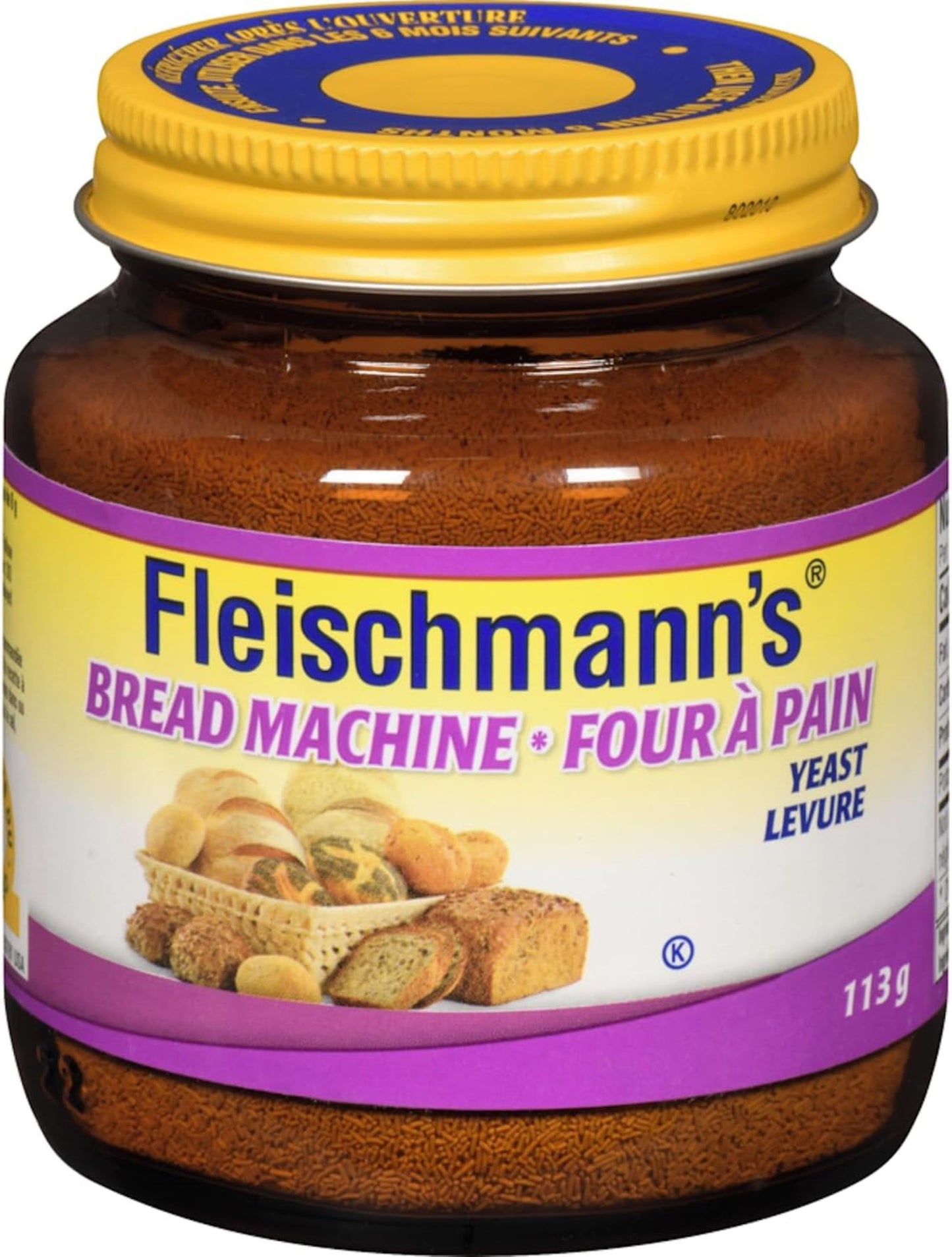 2-Pack | Fleischmann's Bread Machine Yeast | Instant Dry | 113g Jar